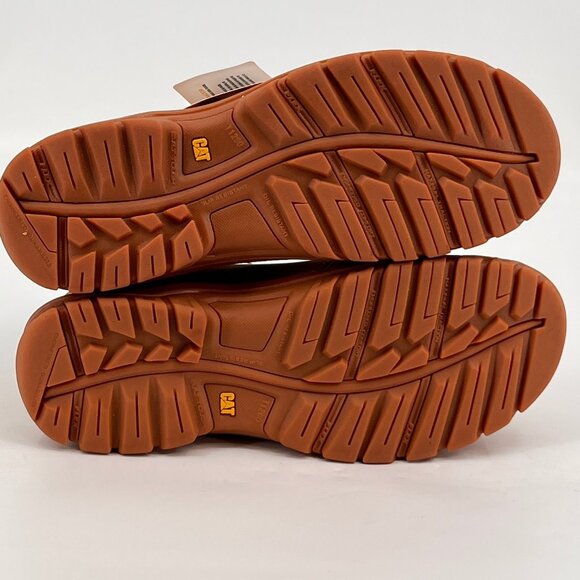 Caterpillar Outline ST Steel Toe Work Boot Size 10 Honey Full Grain Leather - Picture 10 of 16